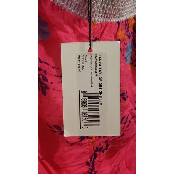 Tanya Taylor Falling Floral Silk Virginia Dress size‎ 2 MSRP $595 NWT - Picture 10 of 10